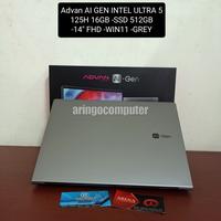 Gambar Laptop Advan AI GEN INTEL ULTRA 5 125H 16GB -SSD 512GB -14" FHD -WIN11 -GREY dari Aringo Computer Samarinda Kota Samarinda 1 Tokopedia