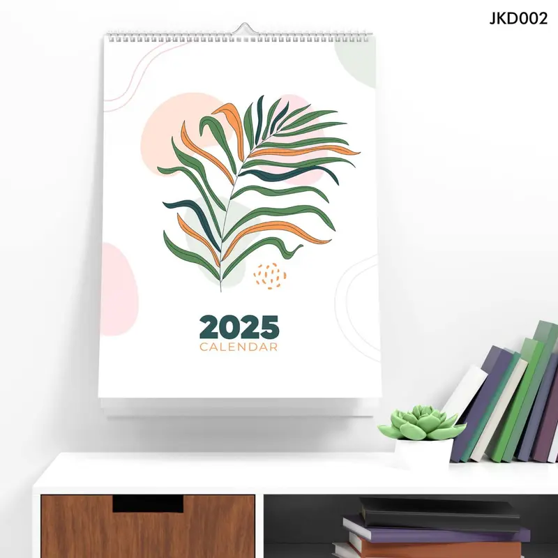 Kalender 2025 Lengkap Kalender Dinding 2025 Aesthetic Gantung Ilustrasion Lukisan Bunga Hiasan Ruangan Kamar 0