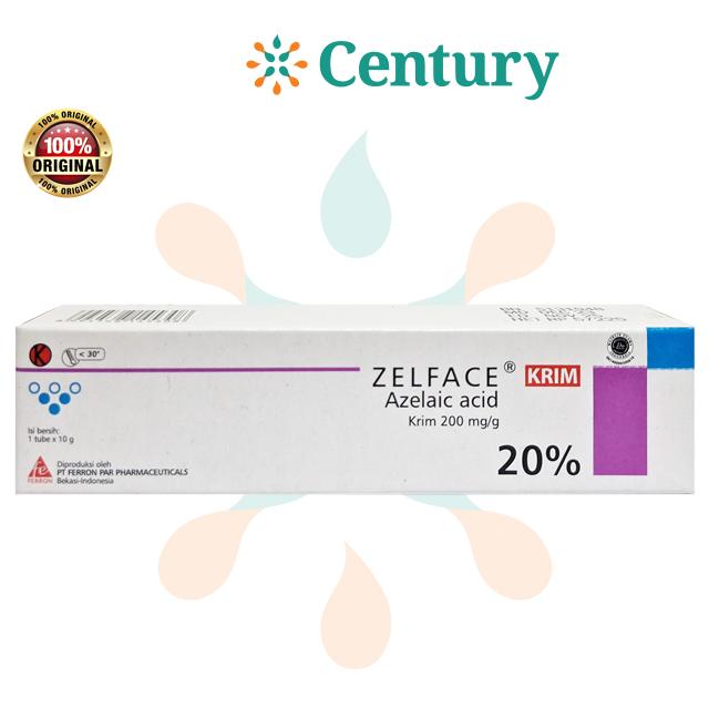 Gambar ZELFACE 20% CREAM 10GR /AZELAIC ACID/ SALEP JERAWAT / OBAT JERAWAT dari Century Healthcare Express Kota Administrasi Jakarta Pusat Tokopedia