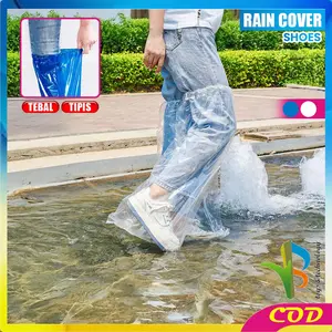 [COD] RB S65 Pelindung Sepatu Anti Air Panjang Rain Cover Shoes / Jas Hujan Sarung Pelindung Sepatu Universal Waterproof