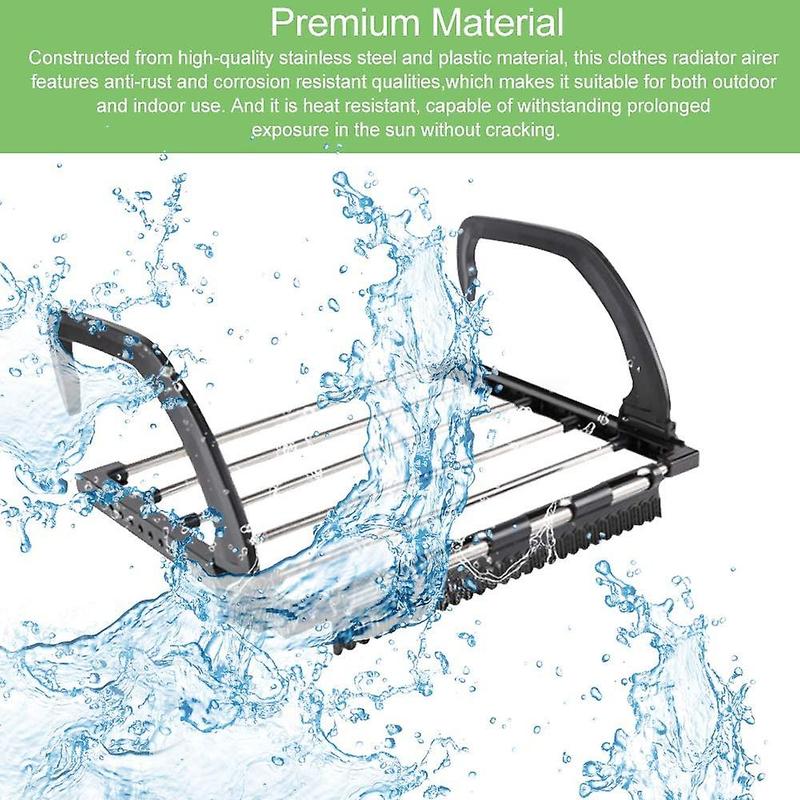 Rak Gantungan Jemuran Handuk Baju Drying Rack Stainless Steel 3