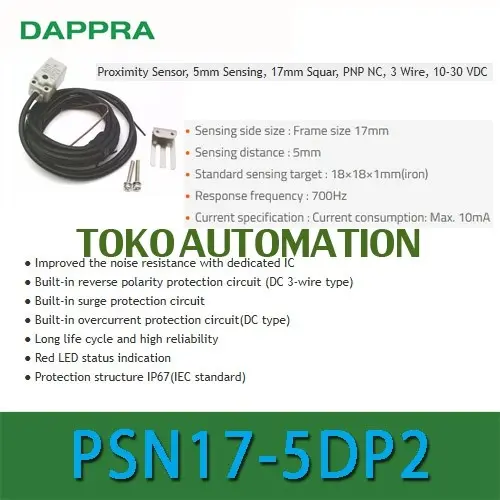 PSN17-5DP2 PSN17 5DP2 5mm PNP NC 3Wire DC Proximity sensor OJ13