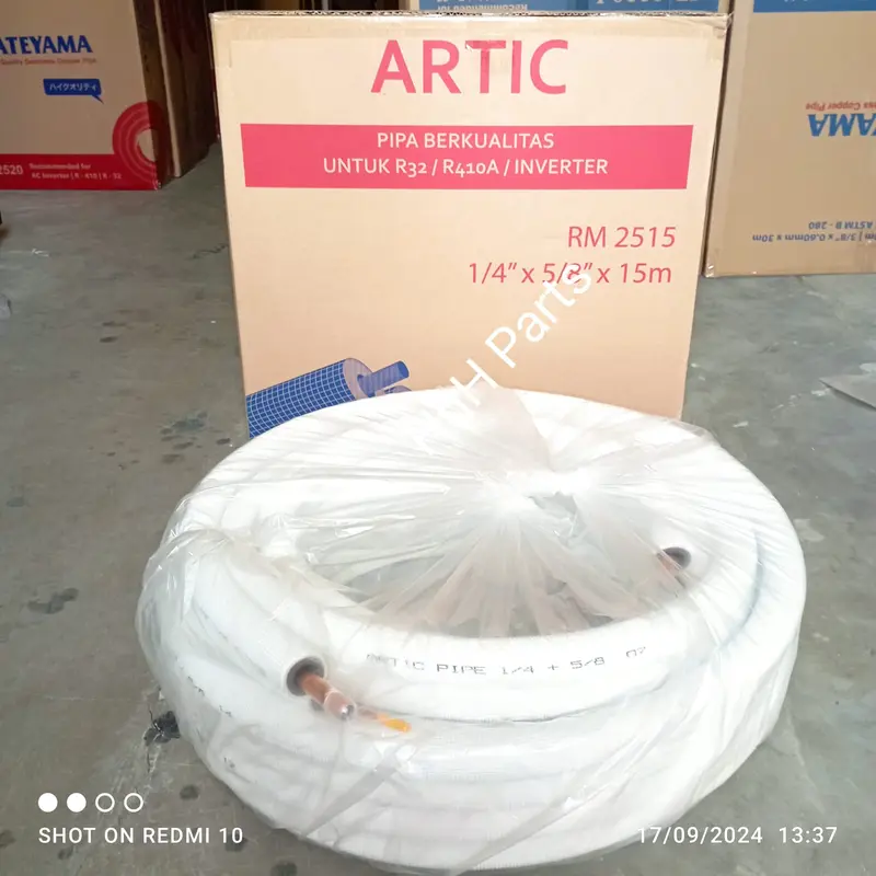 Pipa AC ARTIC 2,5PK 15M (1/4 x 5/8) 0