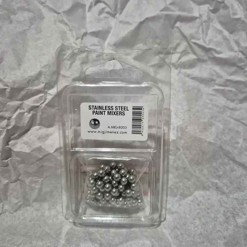 AMIG8003 : STAINLESS STEEL PAINT MIXERS - Ammo Mig 1