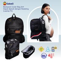 Gambar GabaG Tas Asi – Backpack Cooler Bag 2 in 1 BIMA / RAMADA / AQILA Laptop Fit | Tas Bekal | Diaper Bag Ransel Black - Aqila dari Gabag Indonesia Kab. Tangerang 3 Tokopedia