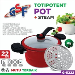PANCI PRESTO GSF 5222 | TOTIPOTENT POT + STEAMER