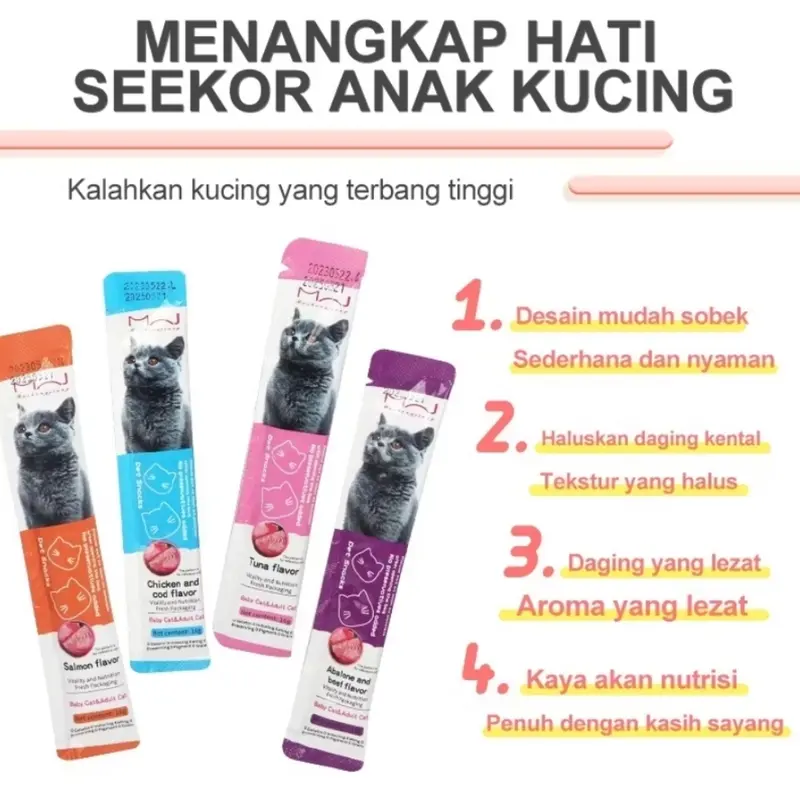 Snack Makanan Kucing Berkualitas Bernutrisi Termurah Promo 7