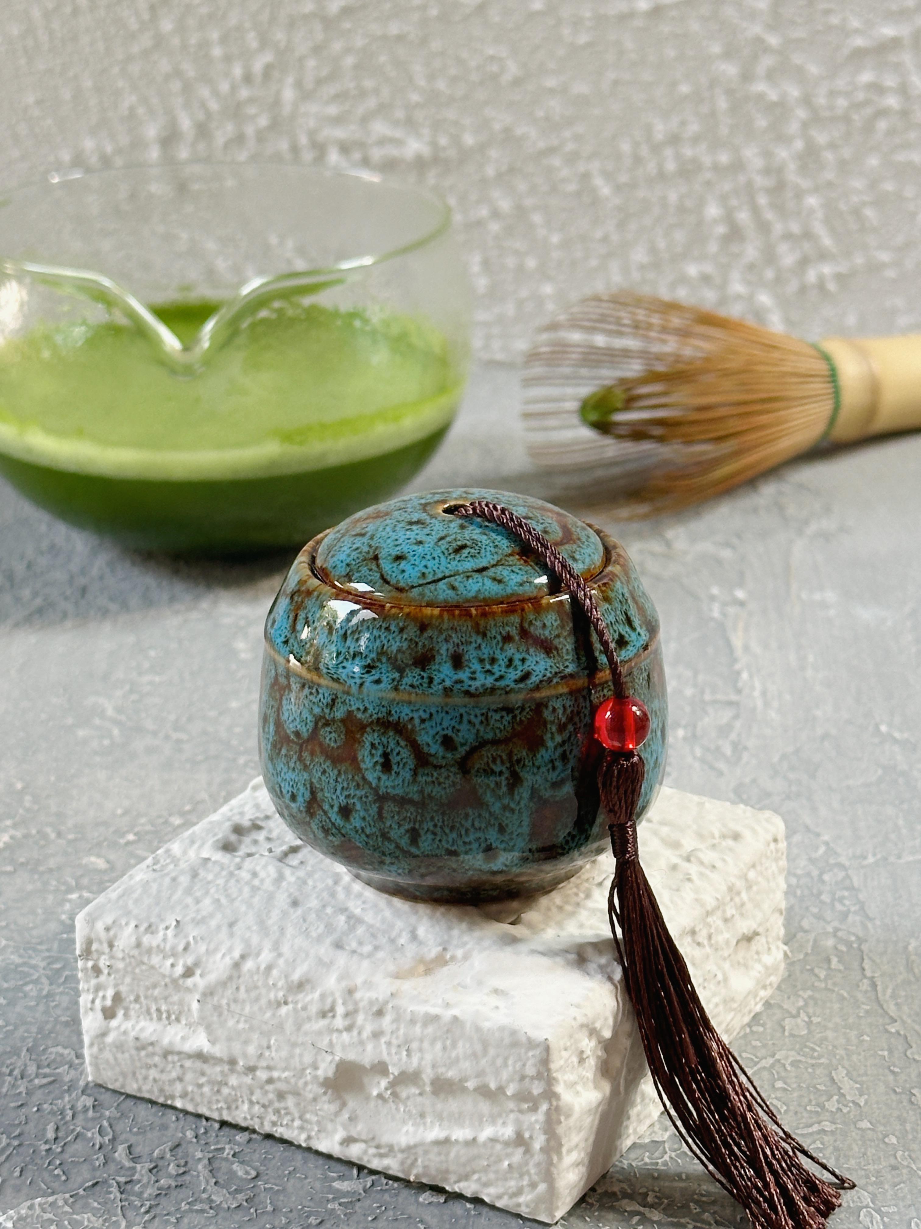 Matcha Ceramic Canister 20