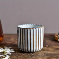 Gambar Gelas Keramik Vintage Japanese Style Tea Cup 180ml White dari Viv Coffee Kota Administrasi Jakarta Barat 5 Tokopedia