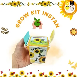 Kid Gardening Kit Mainan Edukasi Montessori Berkebun Sayur Souvenir Grow Kit Menanam Anak Buah Bunga