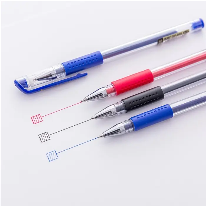 Pena Gel 0.55mm Standard Pulpen Gel Standard Bolpoin 3