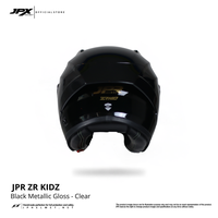 Gambar Helm Half Face Anak Pria Wanita Harian Motor SNI Tebal Nyaman JPR ZR KIDZ Solid - Black Metallic - Visor Clear, M dari JPX HELMET Kab. Tangerang 3 Tokopedia