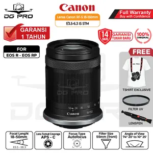 Canon RF-S 18-150mm f3.5-6.3 IS STM / Lensa Canon RFS 18-150 mm Garansi Resmi