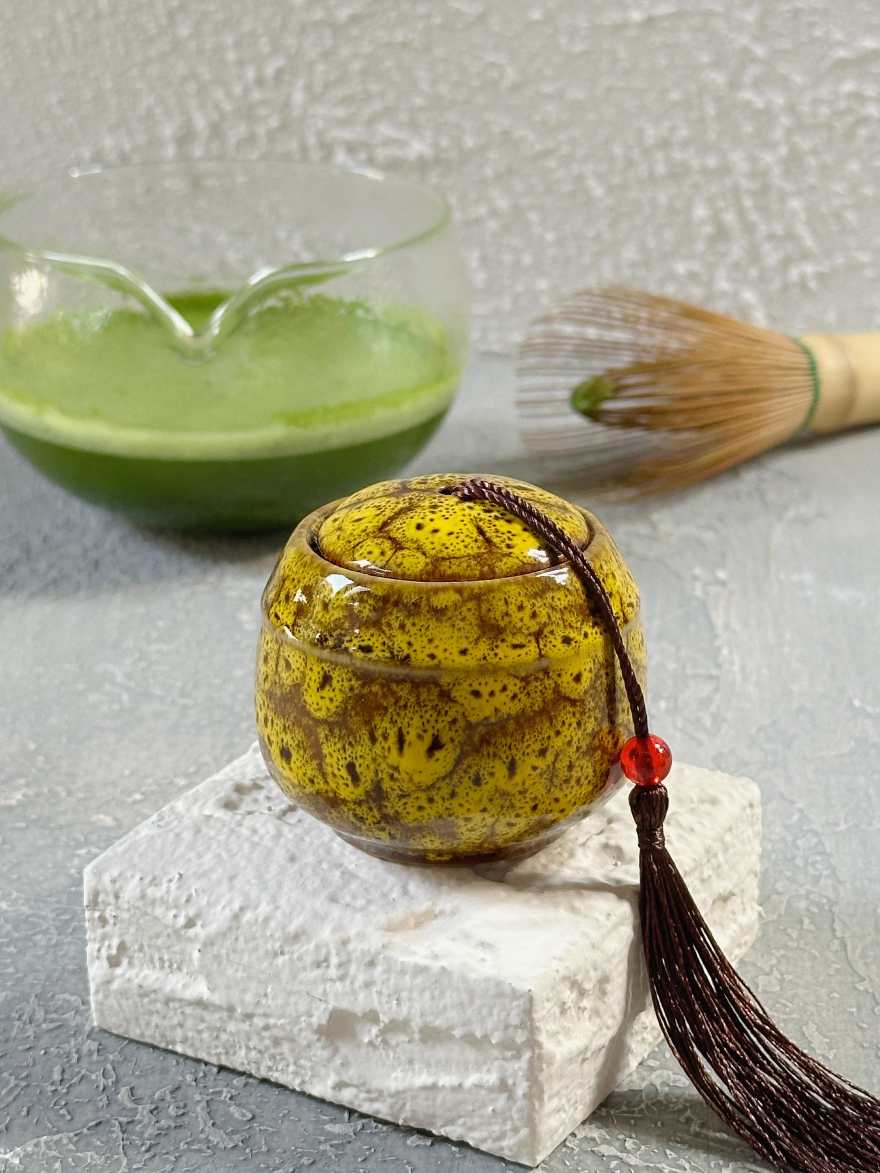 Matcha Ceramic Canister 23