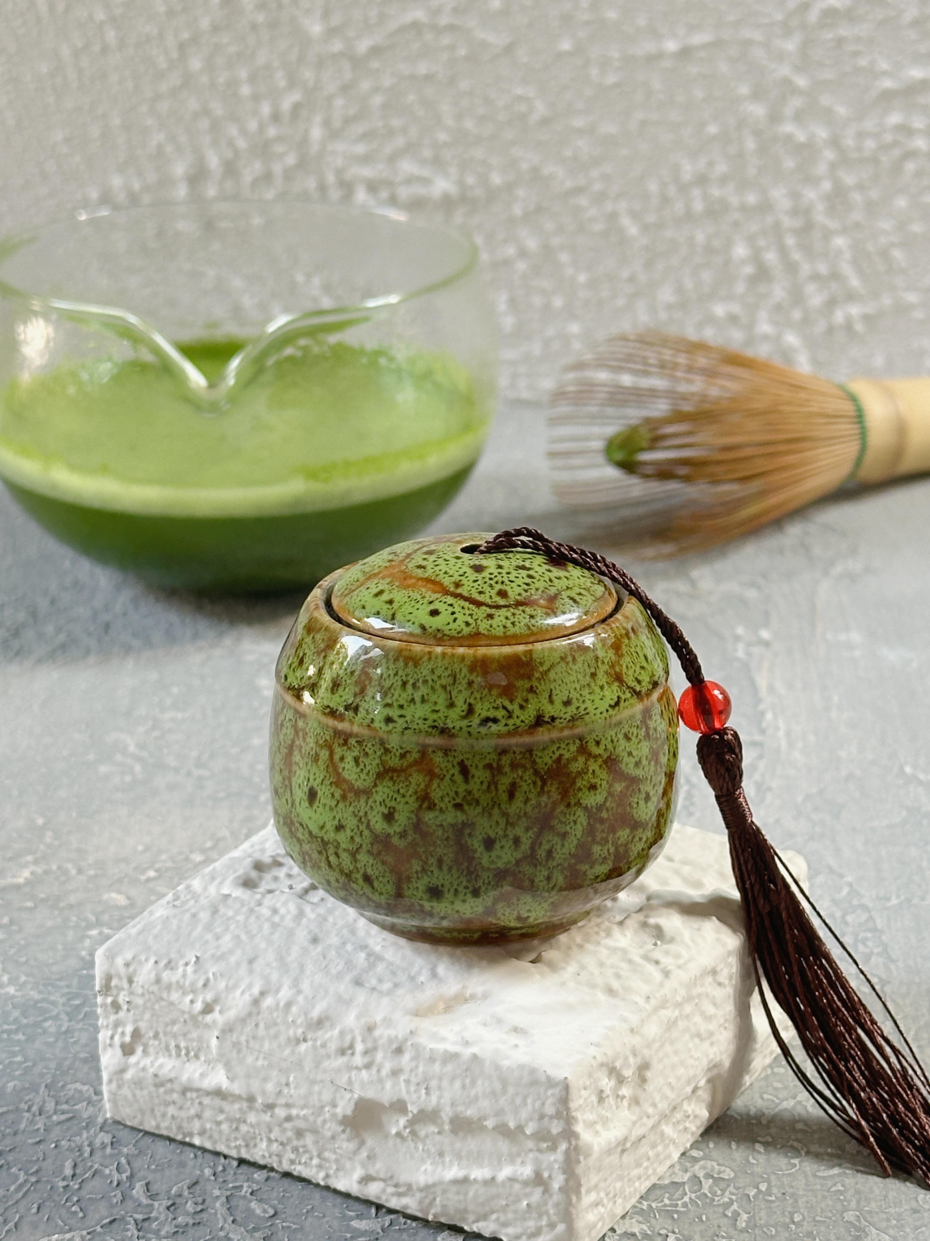 Matcha Ceramic Canister 22