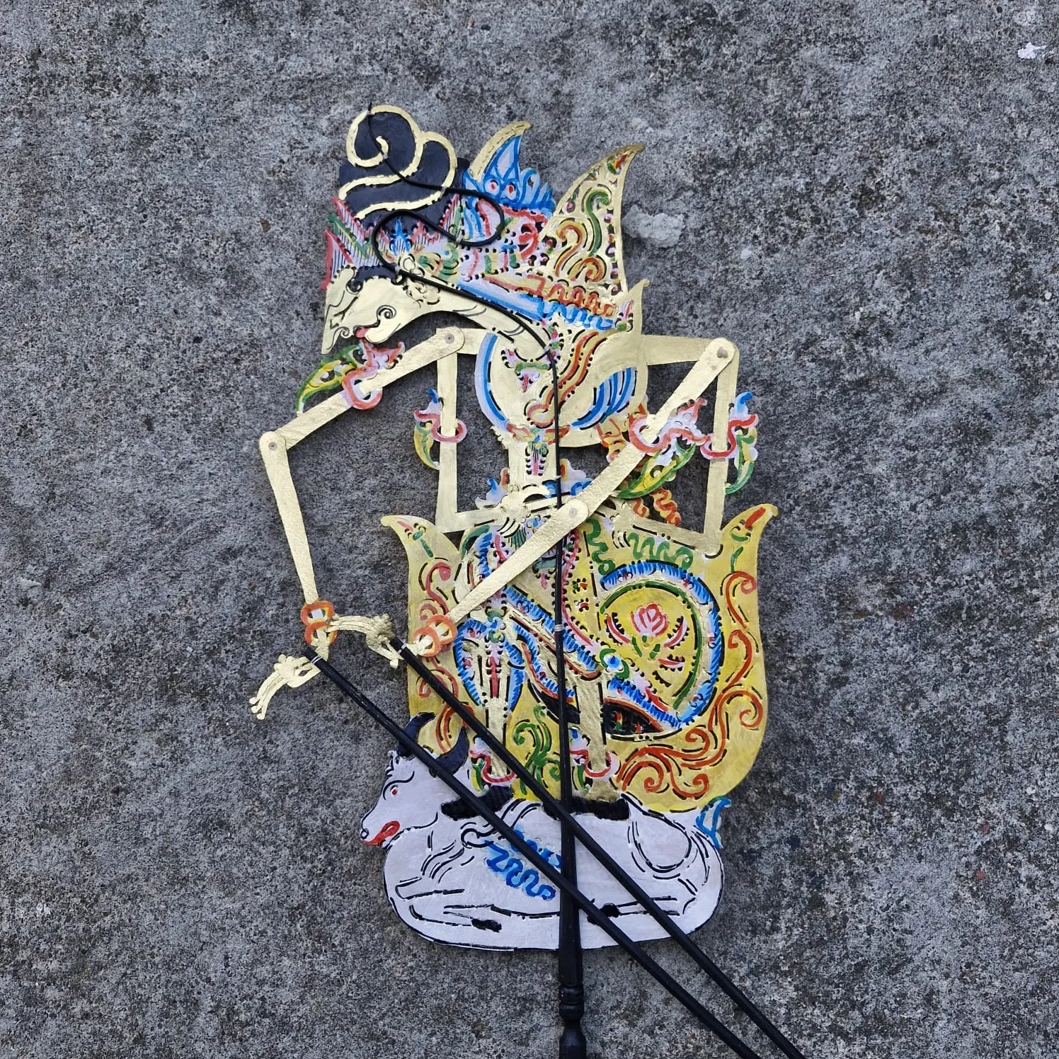 Wayang Kulit Bathara Guru Gagrag Jogja Ukuran Standar Pedalangan