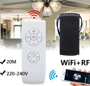 Sakelar Pengatur Waktu Lampu Kipas Yang Tidak Terlihat Untuk Penggunaan Rumah / Lampu Kipas Remote Control Wireless 220V