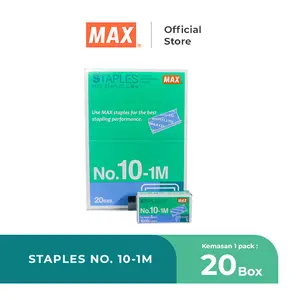 MAX STAPLES / ISI STAPLES N0.10-1M PACK / INNER ISI 20PCS