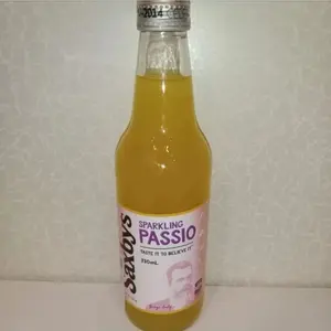 saxbys passion fruit sparkling soft drink 330ml minuman soda markisa