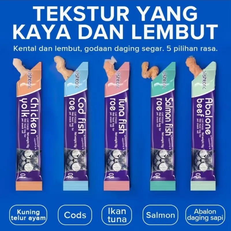 Snack Makanan Kucing Berkualitas Bernutrisi Termurah Promo 5