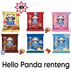 Hello Panda biskuit krim isi 10pc/pak