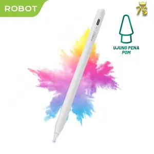ROBOT RSP10 Stylus Pen Universal Pulpen Layar Sentuh Active Capacitive Fore iOS Android Garansi 1 Tahun