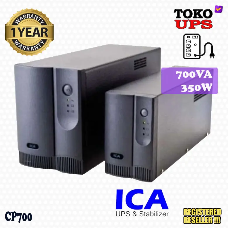 UPS ICA CP700 700VA 350W UPS TKDN Terlaris