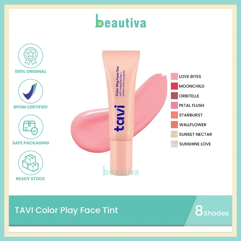 TAVI Color Play Face Tint 9gr (Blush On | Highlighter | Eyeshadow) 0