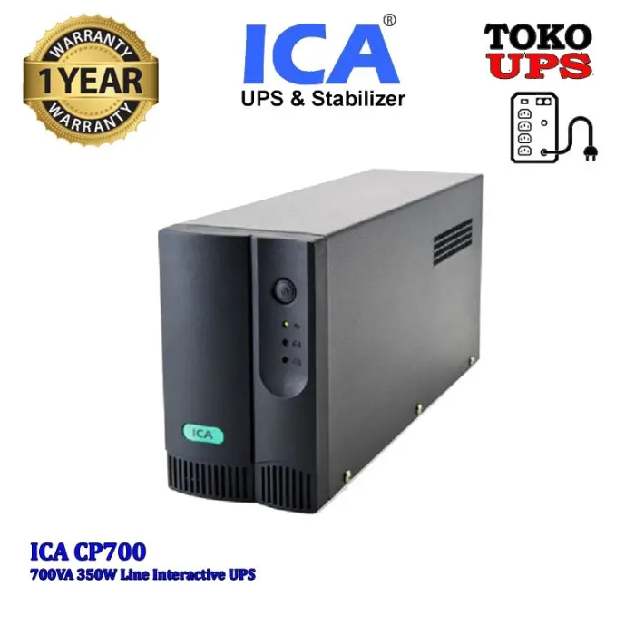 UPS ICA CP700 700VA 350W UPS TKDN Terlaris