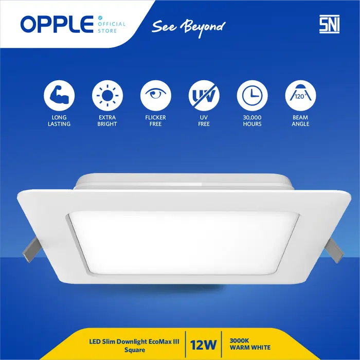 Gambar Opple Lampu LED Downlight HPF ESIII S150 12W Warm White 3000K – Energy-Saving LEDDownlightRc-HPF ESIII S150-12W-3000-W - 3000K WarmWhite dari Opple Official Store Kab. Tangerang 5 Tokopedia