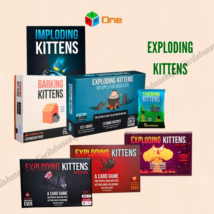 Promo EXPLODING KITTENS / NSFW / Imploding / Streaking Kitten Board ...