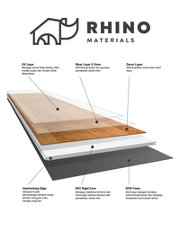 Gambar Lantai Kayu SPC 5mm - Rhino Brown Ash dari Rhino Materials Jakarta Barat 5 Tokopedia