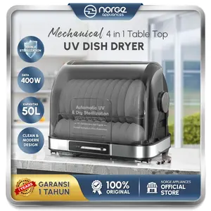 Norge 4 in 1 Top Table UV Dish Dryer dan Sterillizer 50 L