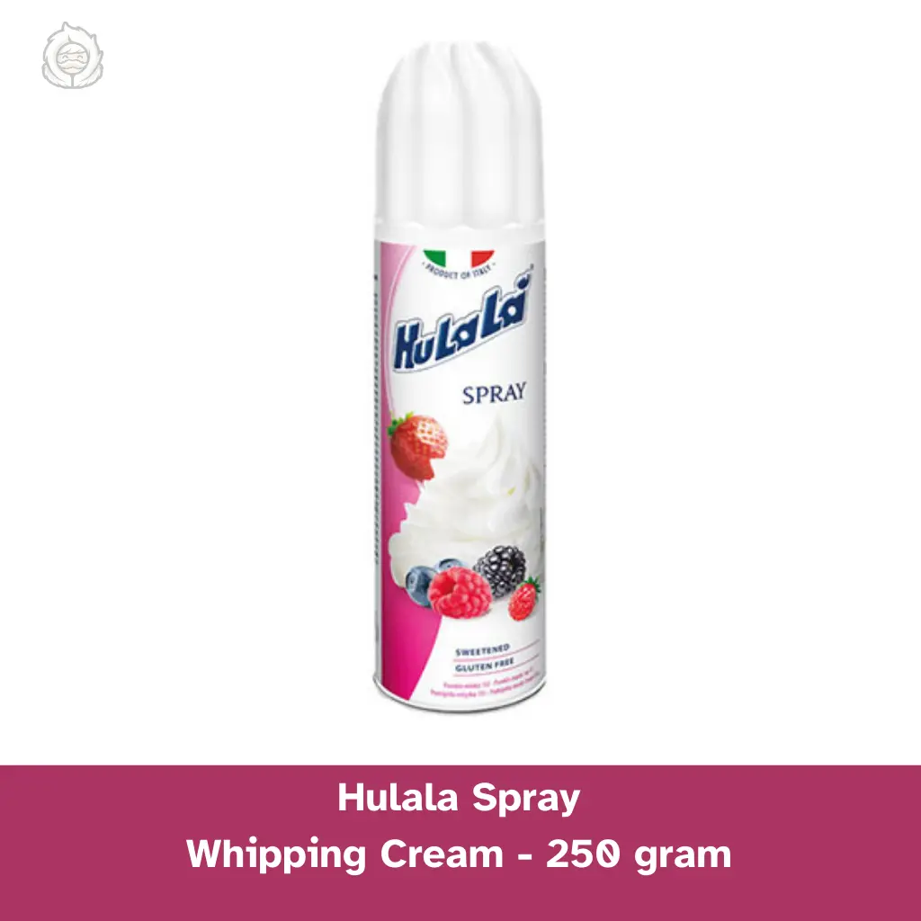 Hulala Aerosol Spray Whip cream 250gr