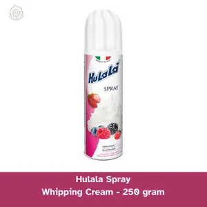 Hulala Aerosol Spray Whip cream 250gr