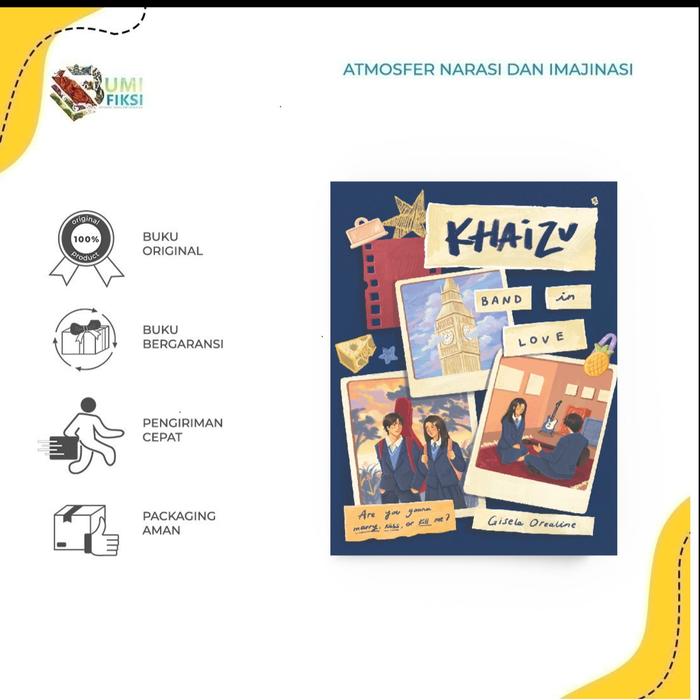 Gambar [ PROMO ] PREE ORDER - BUKU NOVEL - KHAIZU BY GISELA ORIANE - BUMI FIKSI dari Bumifiksimedan001 Kota Medan Tokopedia