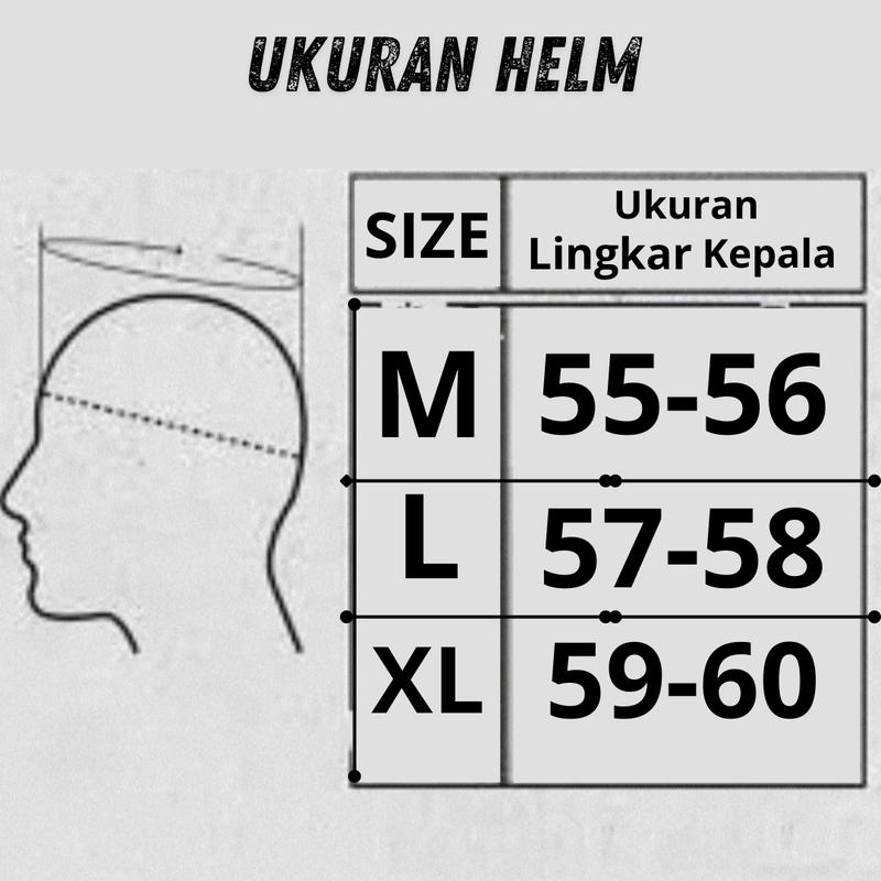 Product Introduction of Helm Bogo Kulit Full Leher Retro Wanita Dewasa SNI Motif Mata Panda Putih Kaca Datar Motor Motorcycle Sepeda 0