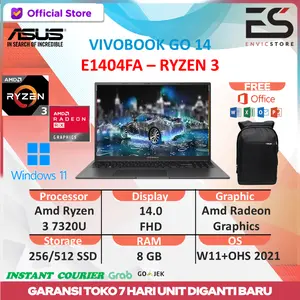 Asus Vivobook Go 14 E1404FA Ryzen 3 7320 8GB 512GB W11+OHS 14.0FHD