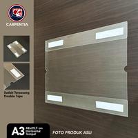 Gambar Carpentia | Bingkai Akrilik Tempel Dinding - Tempat Brosur Poster Flyer Sign - ukuran A3 - A3 Horizontal dari Carpentia Indonesia Kota Tangerang Selatan 4 Tokopedia