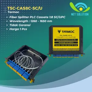Tarmoc Splitter FO 1:8 SC/UPC | Splitter 1:8 Box Cassette Fiber Optic