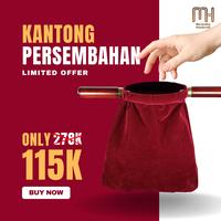 Gambar Kantong Persembahan / Kolekte / Offering Bag (OB01) - Merah dari Maranatha Handicraft Kota Cirebon 1 Tokopedia