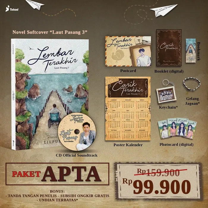 Gambar PRE ORDER - Buku Novel - Laut Pasang 3 - Lilpudu - Akad - Bumifiksi dari Bumi Fiksi Makassar Kota Makassar 5 Tokopedia