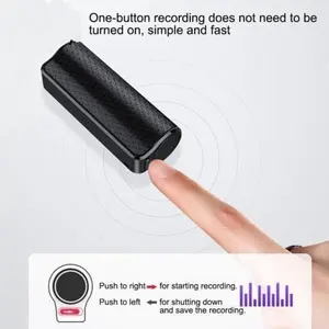 Spy Voice Recorder Sound Mini Clip 8GB + MP3 Player + Perekaman yang Bisa Diaktifkan dengan Suara
