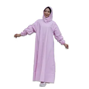 Jas Hujan wanita GUYUR Model Gamis bahan Premium (Bahan pvc)
