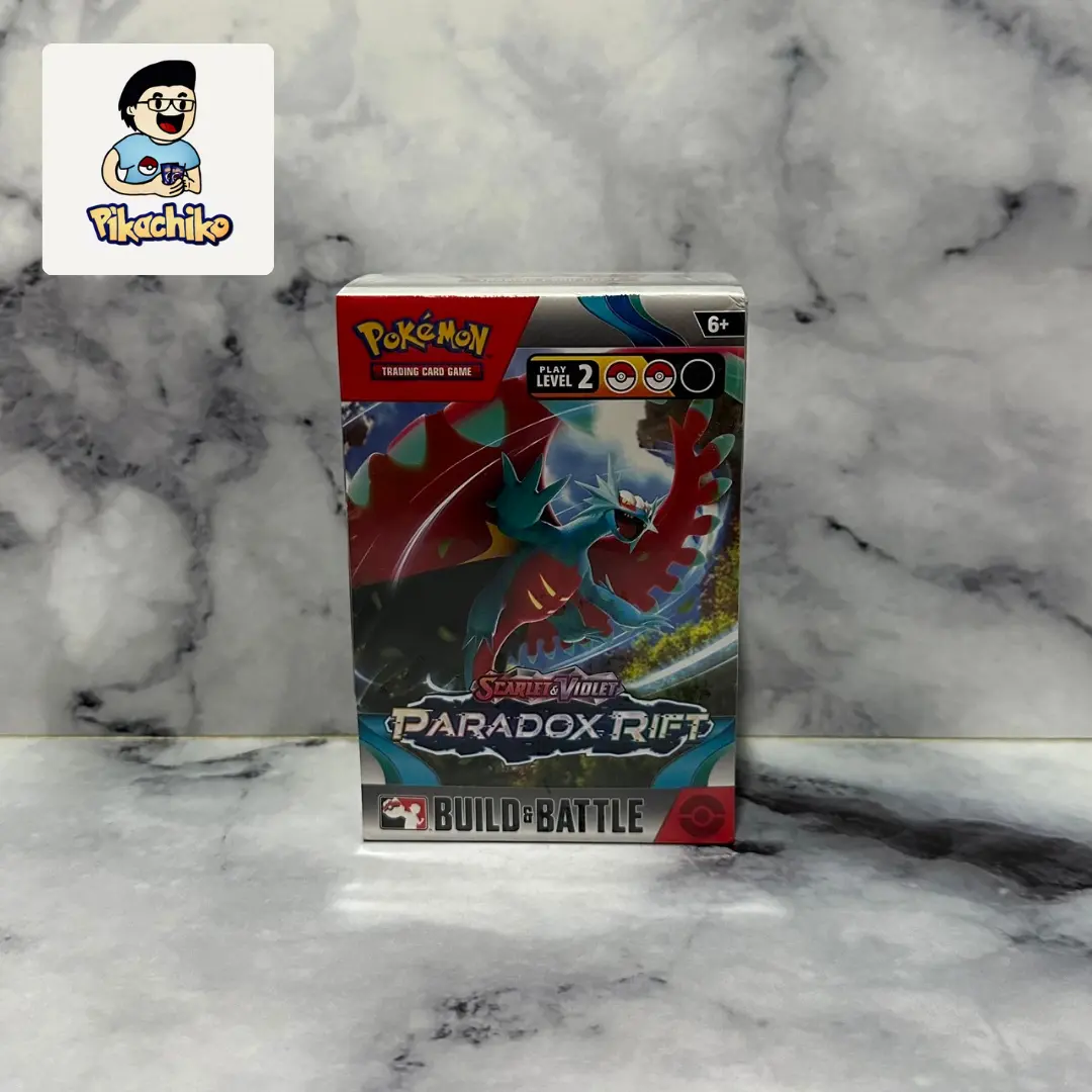 Kartu Pokemon TCG English Inggris Paradox Rift Build and Battle Box Deck Booster Pack Scarlet & Violet