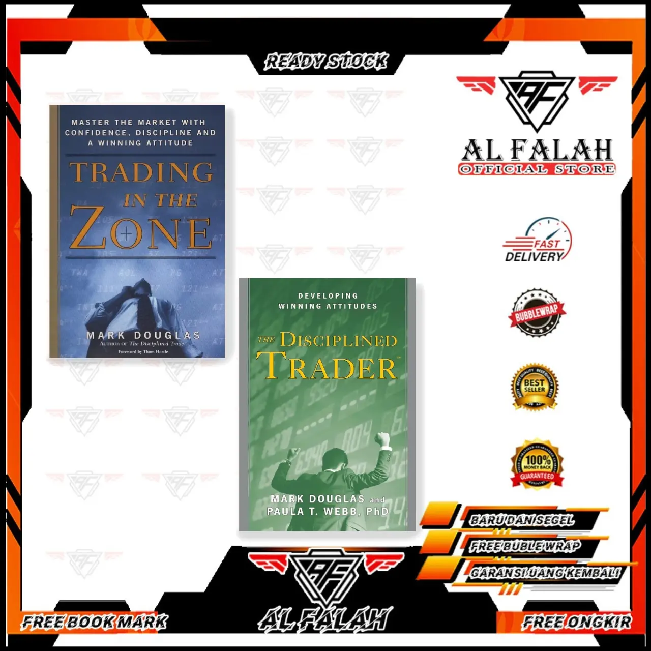 Buku ( paket ) Trading In Zone & The Disciplined Trader (ENG/IND)
