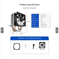 Gambar SEGOTEP T2 Wind Intel / AMD single Tower 2 Heatpipe Air Cooler Processor dari STAR17 COM Kota Administrasi Jakarta Selatan 2 Tokopedia