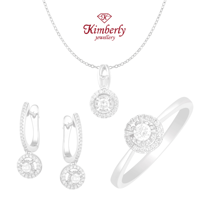 Gambar 1 Set Perhiasan Berlian Solitaire KPD792202 - Kimberly Jewellery dari Kimberly Jewellery Online Kota Administrasi Jakarta Selatan Tokopedia