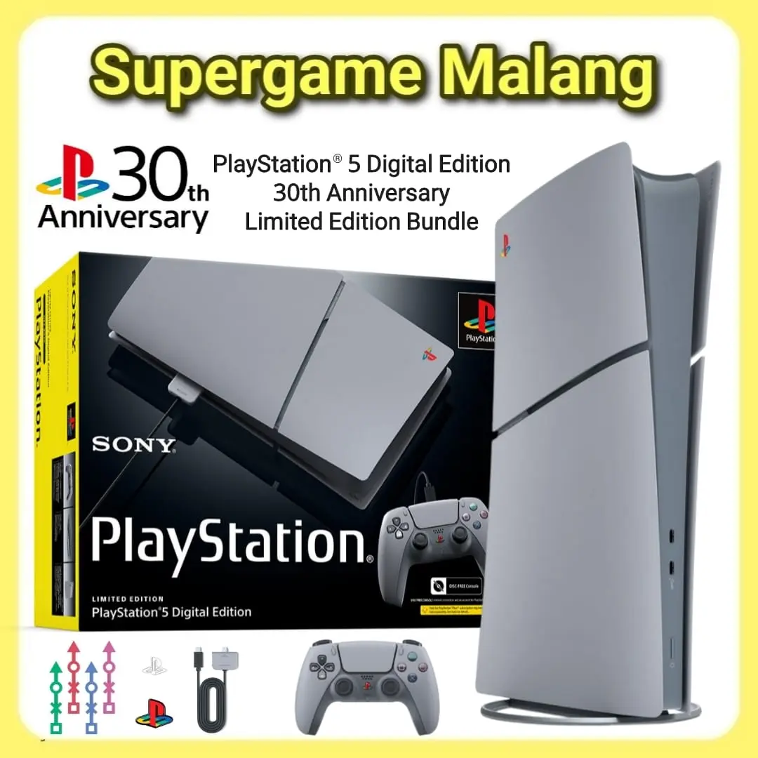 PS5 Slim Digital 30th Anniversary Console Game 30 Th Aniversary PS 5 Sony Playstation Limited Edition