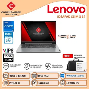 Lenovo Ideapad Slim 3 Core i7 13620H 16GB 512GB SSD Full HD IPS 14.0 Gen 13th